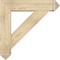 Ekena Millwork Traditional Arts and Crafts Rough Sawn Bracket w/ Offset Brace, Douglas Fir, 8"W x 34"D x 34"H BKT0806X34X34TRA03RDF - alternate 2